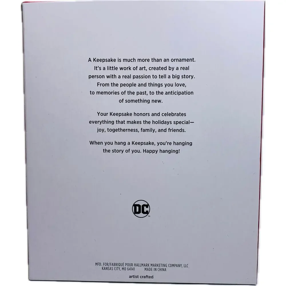 Hallmark Zack Snyder's Justice League: SUPERMAN 2021‎ Keepsake Ornament NIB